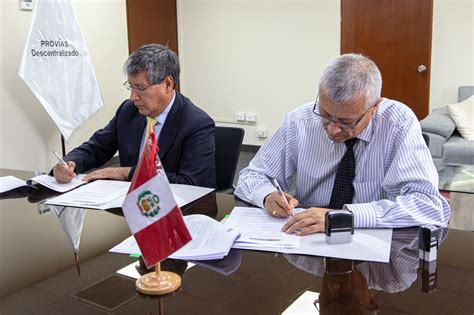 Gore Ayacucho Suscribi Convenio Con Provias Descentralizado Para El