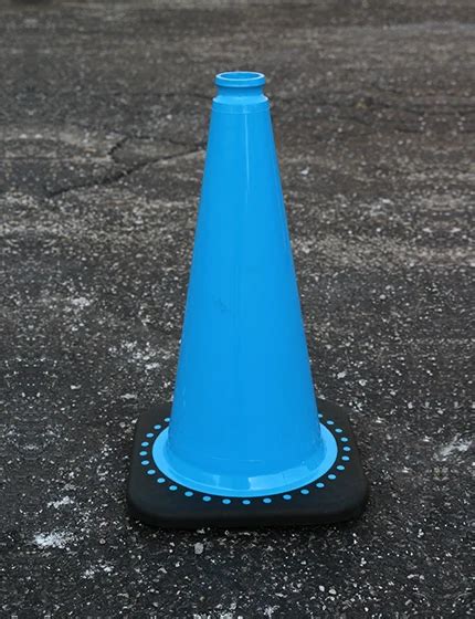 Light Blue Inch Jbc Traffic Cone Crbl Traffic Safety Store