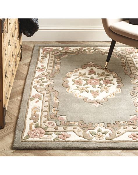 75 X 150cm Traditional Hand Tufted Sculpted Pure Wool Rug Scott S