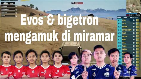 Pmpl Sea S D Match Evos Dan Bigetron Mengamuk Di Miramar Pubg