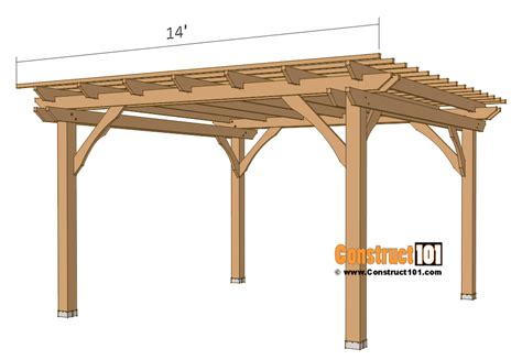 Free Printable Pergola Plans