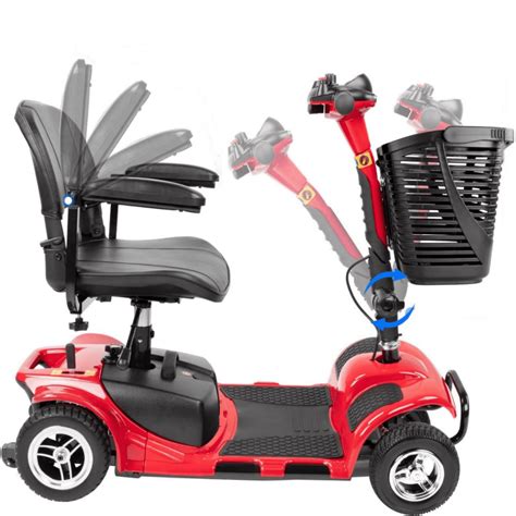 Heavy Duty Folding Power Mobility Scooter For Seniors 300 58 Off