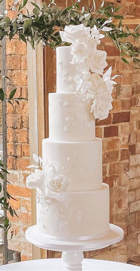 50 Romantic Wedding Cakes Love S Sweet Symphony White On White