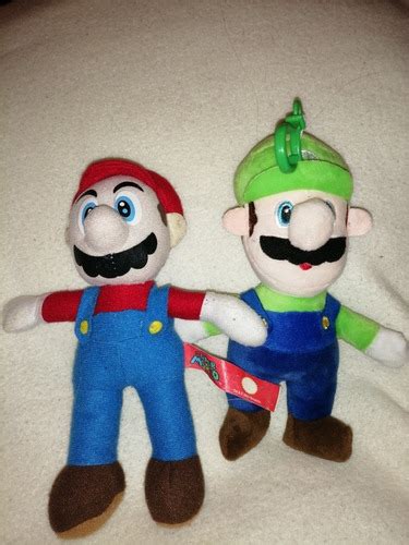 Peluches Original Super Mario Y Luigi Llavero Nintendo 20 Cm Cuotas