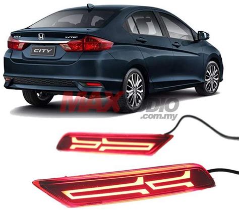 Buy HONDA CITY GM6 Facelit 2017 2018 Rear Bumper Reflector LED