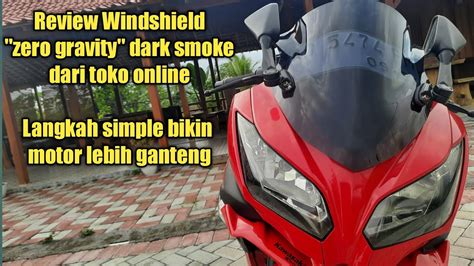 Langkah Simple Bikin Motor Ganteng Review Windshield Kawasaki Ninja