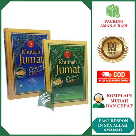 Jual Paket 2 Buku Khutbah Jum At Pilihan Setahun JILID 1 DAN 2