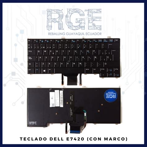 Teclado Para Laptop Dell E E E En Espa Ol Con Marco