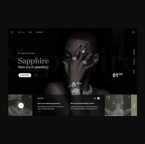 Instagram Layout Instagram Design Homepage Design Jewelry Website