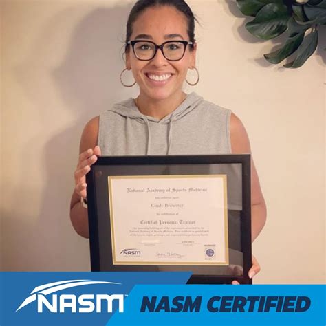 Nasm On Twitter Talk About Dedication Cindy Didn T Let Anything