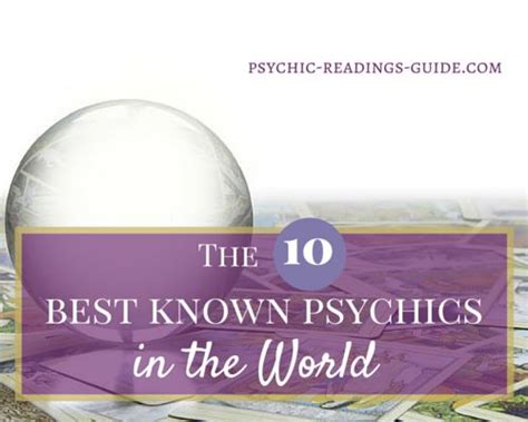 The 10 Best Known Psychics In The World - Psychic Reading Guide ...