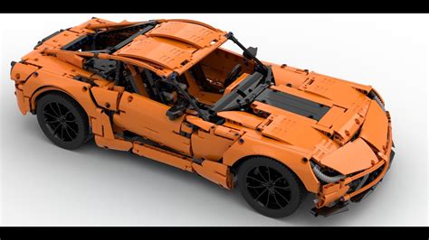 Lego Technic 42056 B Corvette C7 Z06 Demo Youtube