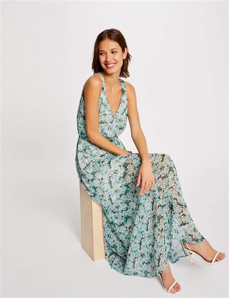 Robe Longue Vas E Imprim Floral Multico Femme Morgan