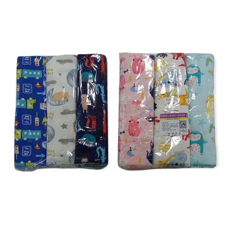 Jual Libby Baby Swaddle Kain Bedong Bayi Kain Bedong Mega Isi 3pcs