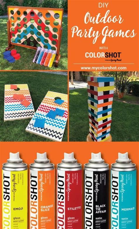 Colorshot Premium Spray Paint Diy Outdoor Party Diy Backyard