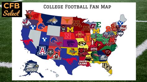 Presenting the College Football Fan Map – CFB Select