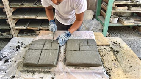 COMO HACER ADOQUINES DE LUJO SIN NINGUN TIPO DE MOLDE Hand Made Pavers