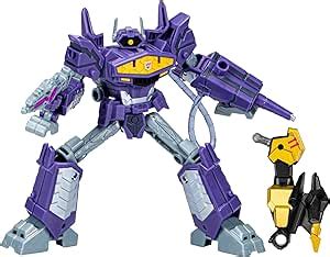 Transformers EarthSpark Figurine Shockwave Classe Deluxe De 12 5 Cm