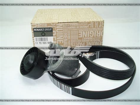 117202506R Renault (RVI) ремень агрегатов приводной, комплект
