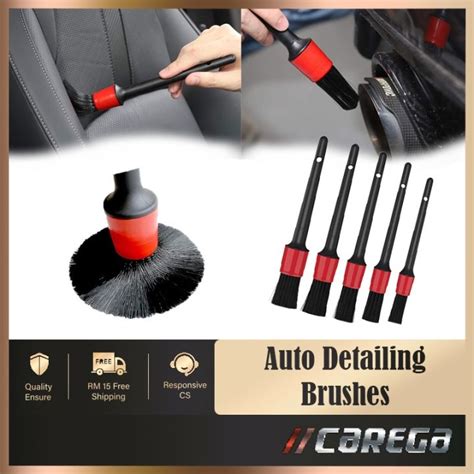 5pcs 5 In 1 Car Cleaning Brush Set Auto Detailing Brush Set Rim Brush