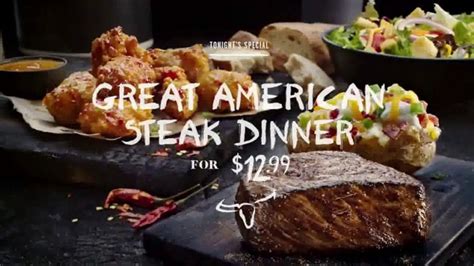 Longhorn Steakhouse Great American Steak Dinner Tv Spot Special Ispottv