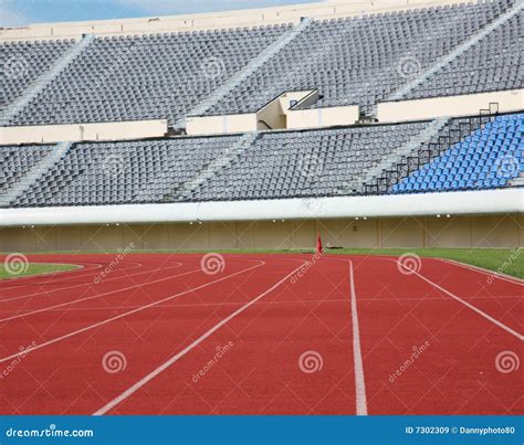 Track and field stadium stock image. Image of grand, event - 7302309