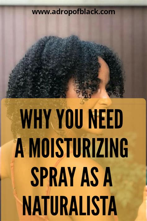 4 Awesome Moisturizing Sprays For Natural Hair A Drop Of Black