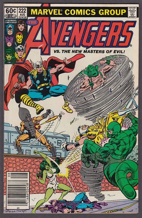 The Avengers 222 Marvel Comic Book 8 1982