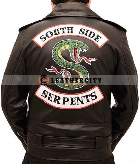 Riverdale S Southside Serpents Leather Jacket Worn By Jughead Jones Aka