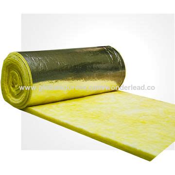 Heat Insulation Glass Wool Blanket Soundproof Material With Aluminum