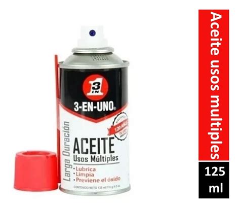 Aceite 3 En 1 Aerosol Multiusos Lubricante Antioxido Cuotas Sin Interés