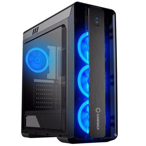 Case Gamemax Moonlight Frgb Bk E Atx Fan Led Computer Case