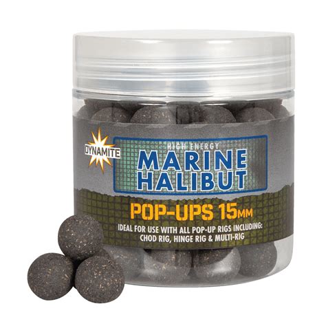 Dynamite Baits Marine Halibut Pop Ups 15mm Stockholms Sportfiskebutik