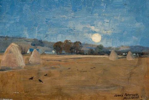 Moonrise Moniaive By James Paterson 1854 1932 Museum Art