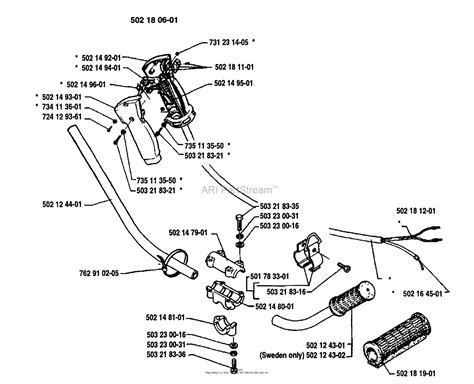 Husqvarna 125 L 1991 11 Parts Diagram For Throttle Lever Assembly