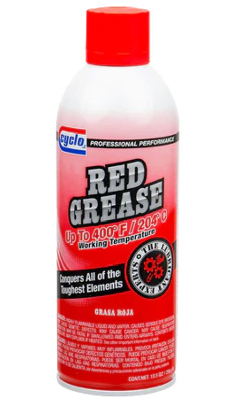 Cyclo Red Spray Grease 6/10 oz. - Yoder Oil