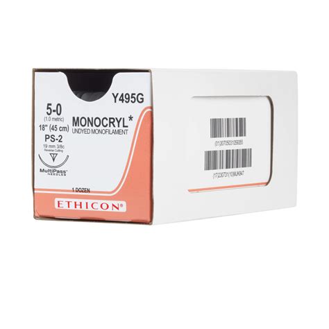 Amazon Ethicon Monocryl Poliglecaprone Suture Y G