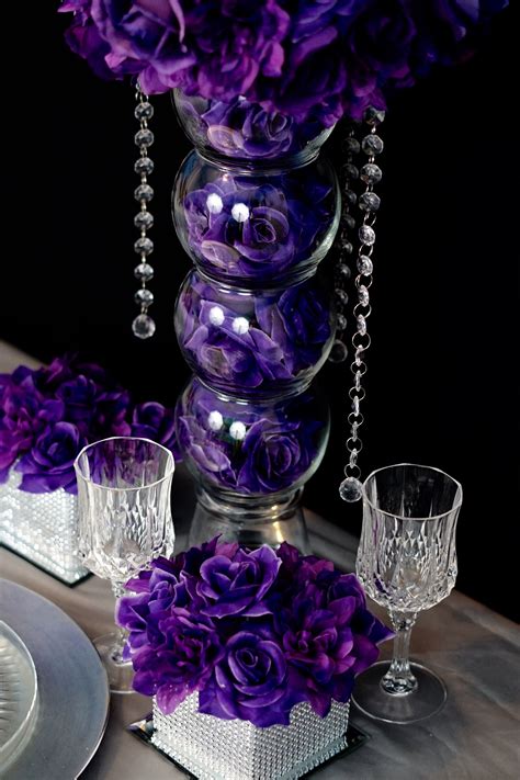 Diy Purple Passion Wedding Centerpiece In 3 Easy Steps Centre De