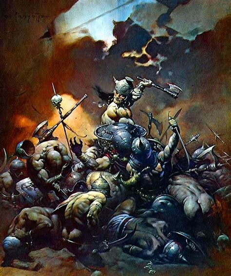 Frazetta Frank Frazetta Fantasy Artist Conan The Barbarian