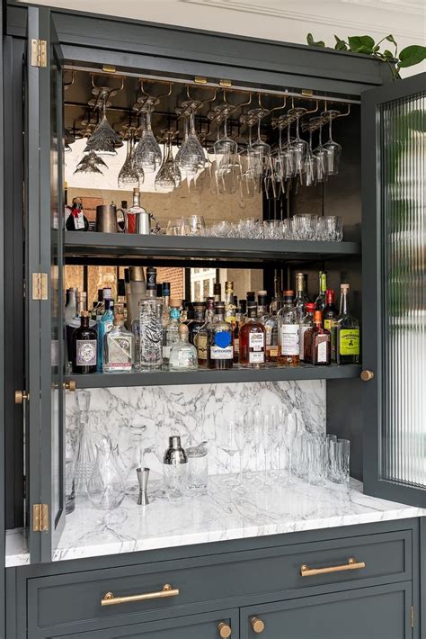 Home Bar In Reigate Kent Designed By Herringbone Kitchens Home Bar