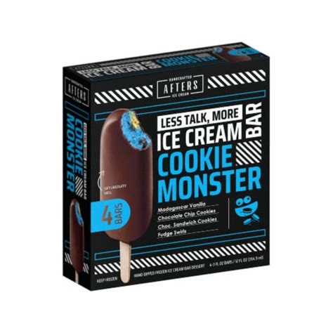 Afters Ice Cream Cookie Monster Ice Cream Bar Pk Oz King Soopers