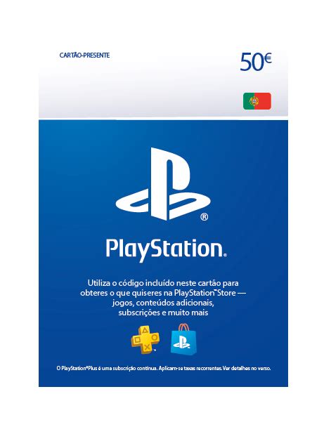 50 PlayStation Store Gift Card PSN Portugal Código Digital Que