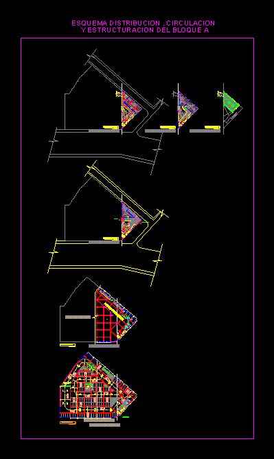 Centro Comercial En Autocad Librería Cad