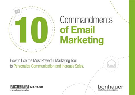 Commandments Of Email Marketing Bmm Software