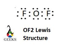 OF2 lewis Structure: Drawings, Hybridization, Shape, Charges, Pair And ...