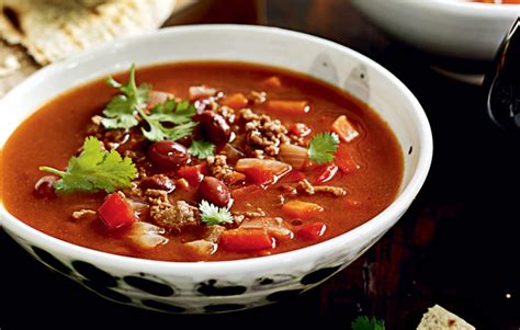 Chilli beef and kidney bean soup - Healthy Food Guide