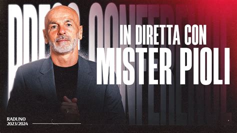 In Diretta Con Mister Pioli Intervista Esclusiva E Conferenza Stampa