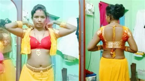 Yellow Red Saree Look Ll Yellow Saree Vlog Youtube