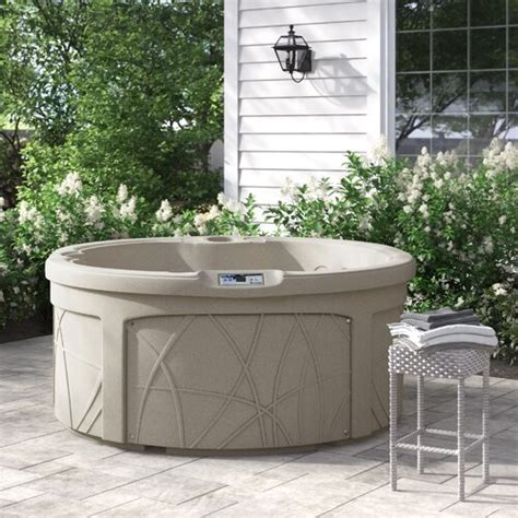 Lifesmart Spas Volt Person Jet Oval Plug And Play Hot Tub Reviews Wayfair