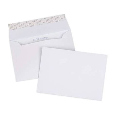 Enveloppes Blanches Elco Prestige C Paquet De